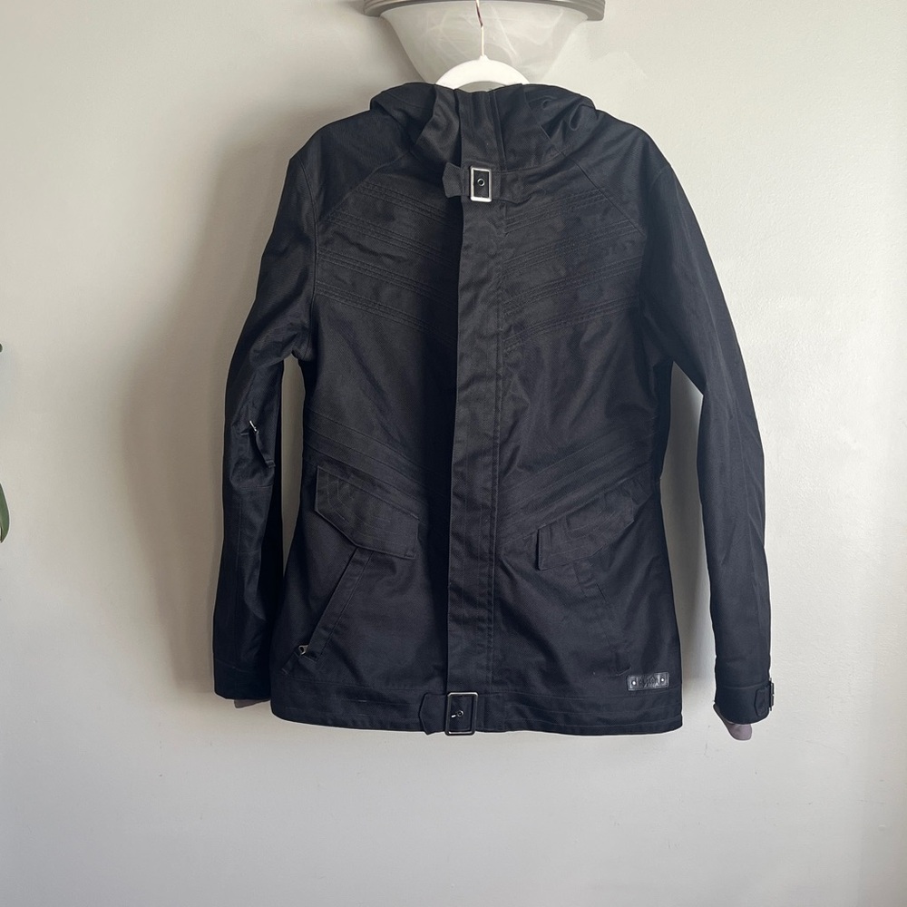 Women’s Black Hooded Burton Jacket Size Large